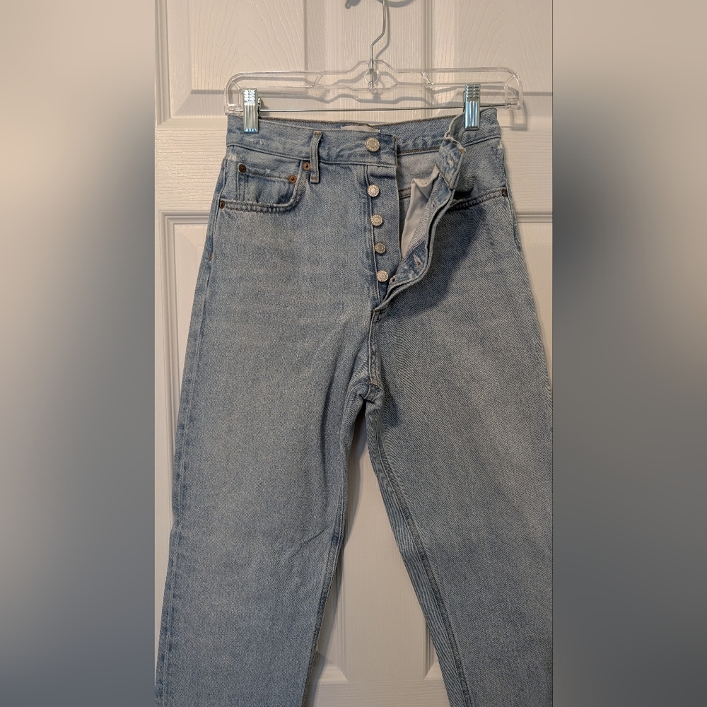 Agolde 90s Pinch Waist High Rise Straight Jeans - Picture 4 of 6